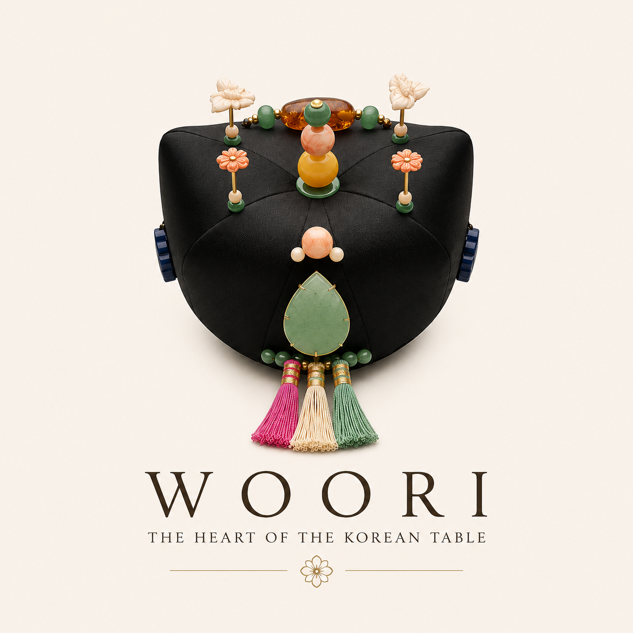 우리(WOORI) 로고 — 족두리